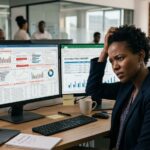 Overwhelmed Analyst Facing Data and Skills Gap