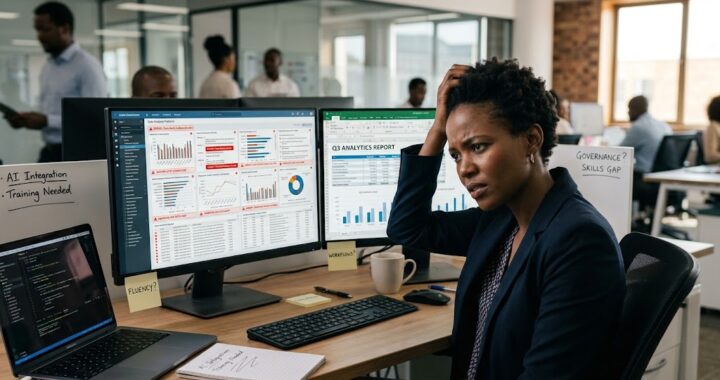 Overwhelmed Analyst Facing Data and Skills Gap